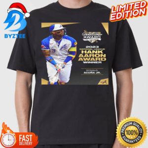 2023 National League Hank Aaron Award Winner Ronald Acuna Jr Classic T-shirt