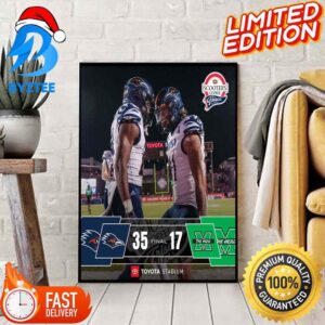 2023 Scooters Coffee Frisco Bowl Final At Toyota Stadium Home Decor Poster