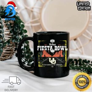 2024 Vrbo Fiesta Bowl Team Oregon College Football Bowl Custom Mug