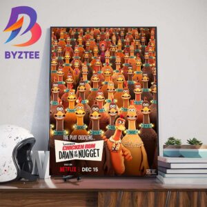 A Second Chicken Run Is Upon Us Chicken Run Dawn Of The Nugget The Plot Chickens New Poster Wall Decor Poster Canvas