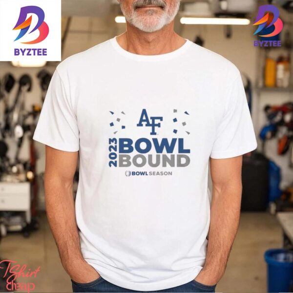 Air Force Falcons 2023 Bowl Bound Bow Season Logo Unisex T-Shirt