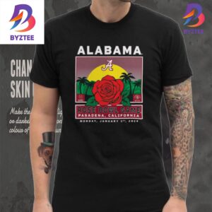 Alabama Crimson Tide Rose Bowl Game 2024 Unisex T-Shirt