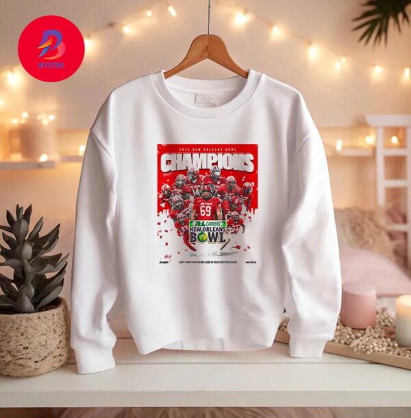 Amazing Jacksonville State Wins The 2023 New Orleans Bowl Champions Unisex T-Shirt