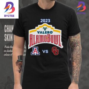 Arizona Wildcats Vs Oklahoma Sooners 2023 Valero Alamo Bowl Unisex T-Shirt