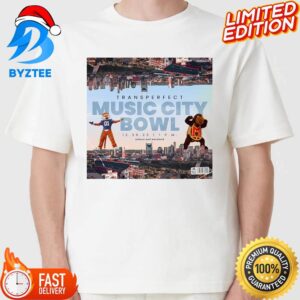 Auburn Vs Maryland At Nissan Stadium On December 30th 2023 For Transperfect Music City Bowl T-shirt