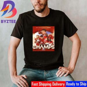 Best In The West San Francisco 49ers Back-To-Back Division Titles For The NFC West Champions 2023 Classic T-Shirt