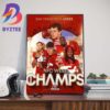 Best In The West San Francisco 49ers Are 2023 NFC West Champions Wall Decor Poster Canvas