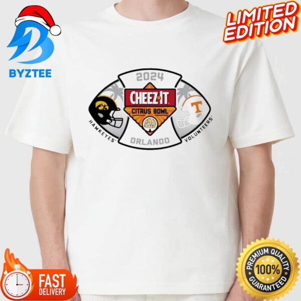 Cheez-It Citrus Bowl Iowa Vs Tennessee On 1 January 2024 At Camping World Stadium College Bowl T-Shirt