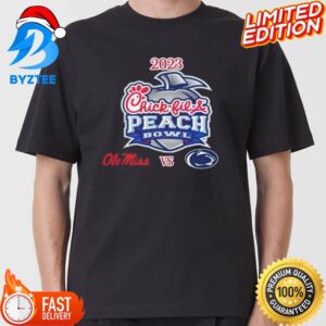 Chick-Fil-A Peach Bowl Ole Miss Vs Penn State On 30 December 2023 At Mercedes-Benz Stadium College Bowl T-Shirt