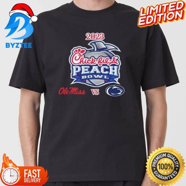 Chick-Fil-A Peach Bowl Ole Miss Vs Penn State On 30 December 2023 At Mercedes-Benz Stadium College Bowl T-Shirt