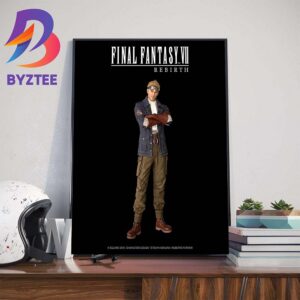 Cid Highwood In Final Fantasy VII Rebirth FF7R Wall Decor Poster Canvas