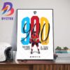 Congrats Ottawa Senators Player Vladimir Tarasenko 700 Games in NHL Wall Decor Poster Canvas