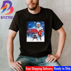 Congrats To Alex Ovechkin For The 16th Player In NHL History To Record 1500 Career Points Classic T-Shirt