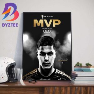 Congratulations To Cucho Hernandez Is The 2023 MLS Cup MVP Wall Decor Poster Canvas
