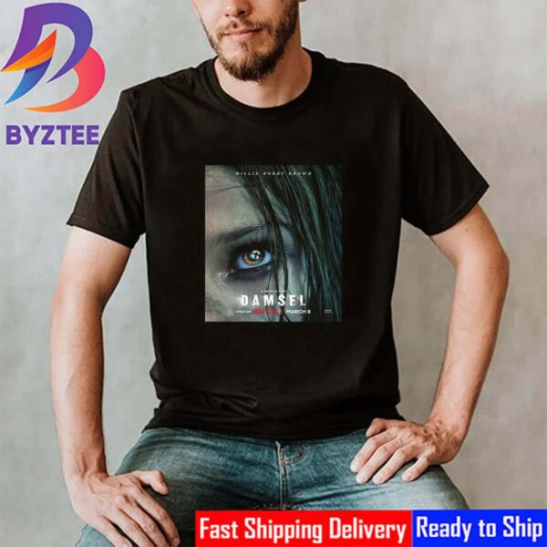 Damsel Millie Bobby Brown Official Poster Classic T-Shirt