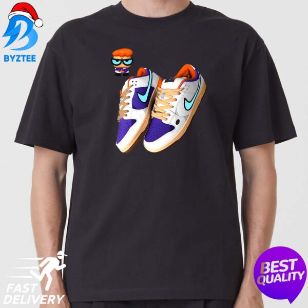 Dexters Laboratory x Nike SB Dunk Low Sneaker T-shirt