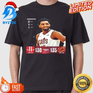 Donovan Mitchell’s 37 PTS Electrifies The Cleveland Cavaliers To The OT Win Over The Houston Rockets Classic T-shirt