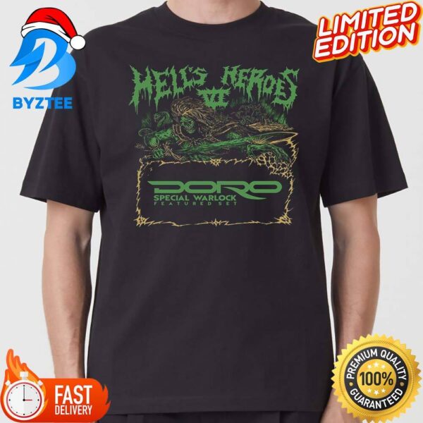 Doro Will Perform At Hells Heroes VI On March 2024 Classic T-shirt