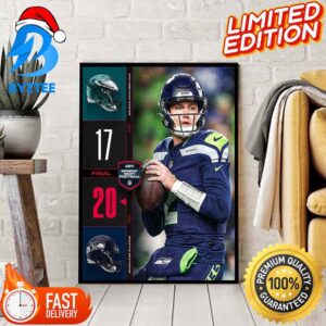 Drew Lock And The Settle Seahawks Put Off A Monday Night Comeback Home Decor Poster