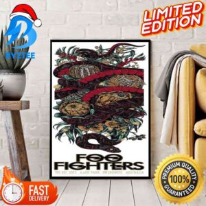 Foo Fighters Melbourne Night One Present At Aami Park Australia 4 December 2023 Decoration Poster
