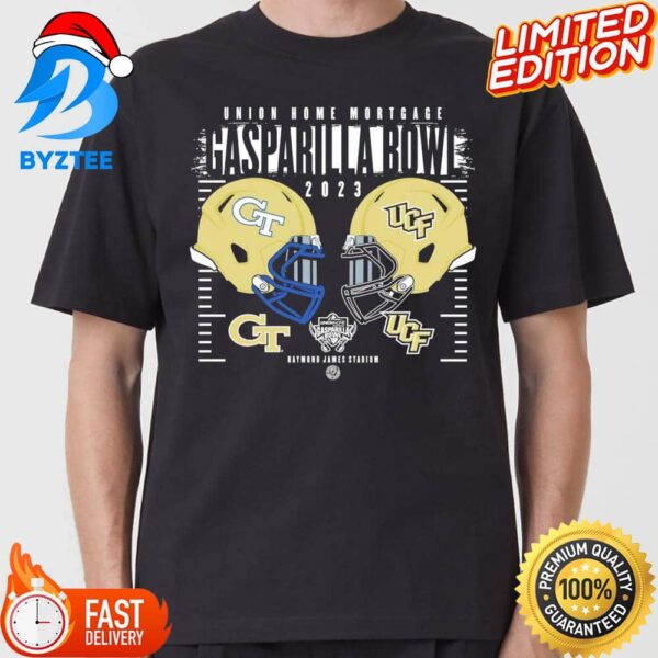 Georgia Tech Vs UCF At Raymond James Stadium On December 22nd 2023 For Union Home Mortgage Gasparilla Bowl T-shirt