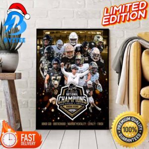 Harding Bisons Is The 2023 National Champion NCAA Division II Football Home Decor Poster