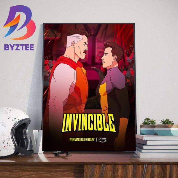 Invincible Season 2 Mid-Season Final Poster Wall Decor Poster Canvas