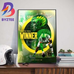 Jackson Powers-Johnson Is The Winner Of The Rimington Trophy Wall Decor Poster Canvas