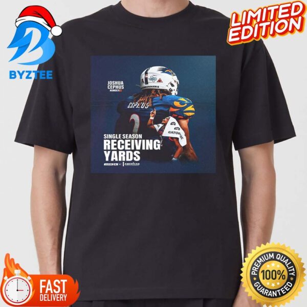 Joshua Cephus Has Broken UTSA Football Single Season Receiving Yardage Record Classic T-shirt