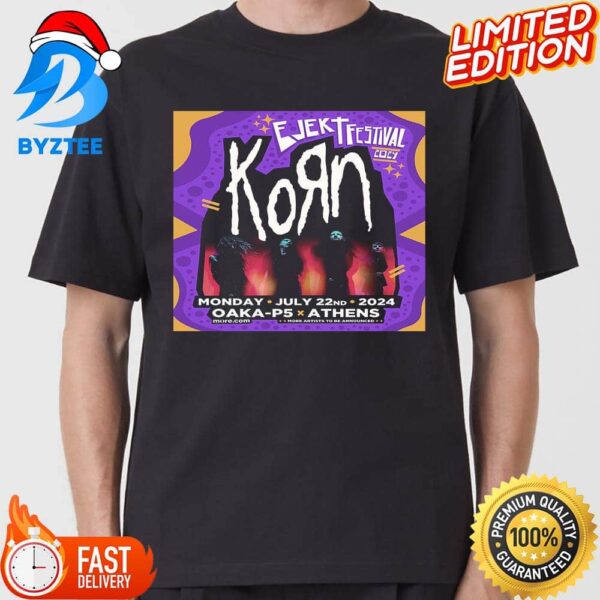 Korn Will Play In Greece At Ejekt Festival On 22 July 2024 Classic T-shirt