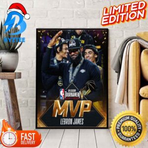 LeBron James Is The First-Ever NBA In-Season Tournament MVP In 2023 Decoration Poster