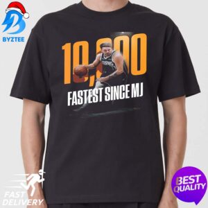 Luka Doncic Becomes The Fastest Player Since MJ To Reach 10,000 Points Classic T-shirt