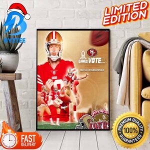 Mitch Wishnowsky Of San Francisco 49ers Ranks First In The Pro Bowl Vote For Punters NFL Official Poster