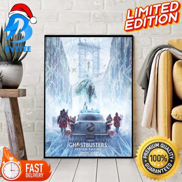 Movie Ghostbusters Frozen Empire Coming On 29 March 2024 Home Decor Poster