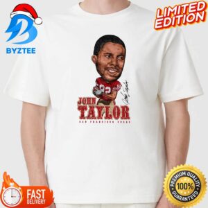 NFL San Francisco 49ers Big Head John Taylor Unisex T-shirt