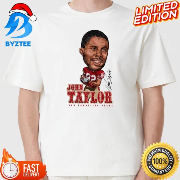 NFL San Francisco 49ers Big Head John Taylor Unisex T-shirt