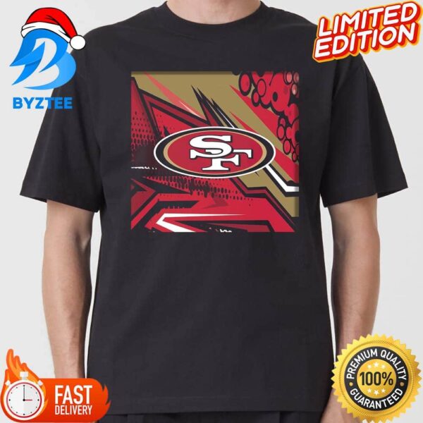 NFL San Francisco 49ers Big Team Logo In Comic Style Classic T-shirt
