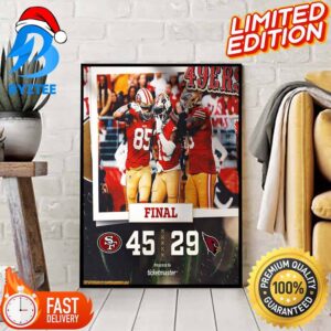 NFL San Francisco 49ers Won The West After Beating Arizona Cardinals Home Decor Poster