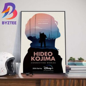 Official Poster For Hideo Kojima Connecting Worlds Spring 2024 Wall Decor Poster Canvas