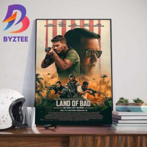 Official Poster For Land Of Bad Wall Decor Poster Canvas