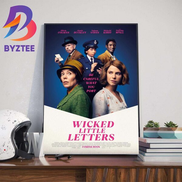 Official Poster For Wicked Little Letters Wall Decor Poster Canvas