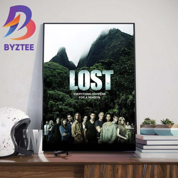 Official Poster Lost Movie Everything Happens For A Reason Wall Decor Poster Canvas