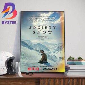 Official Poster Society Of The Snow Wall Decor Poster Canvas
