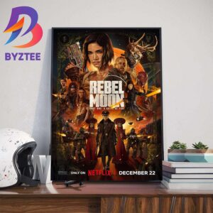 Rebel Moon Part One A Child Of Fire Official Poster Wall Decor Poster Canvas