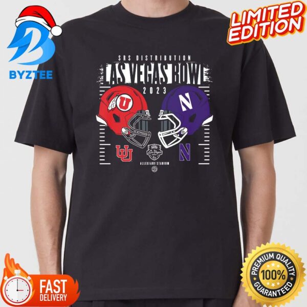 SRS Distribution Las Vegas Bowl 2023 Game Utah Vs Northwestern At Allegiant Stadium College Football Bowl Shirt