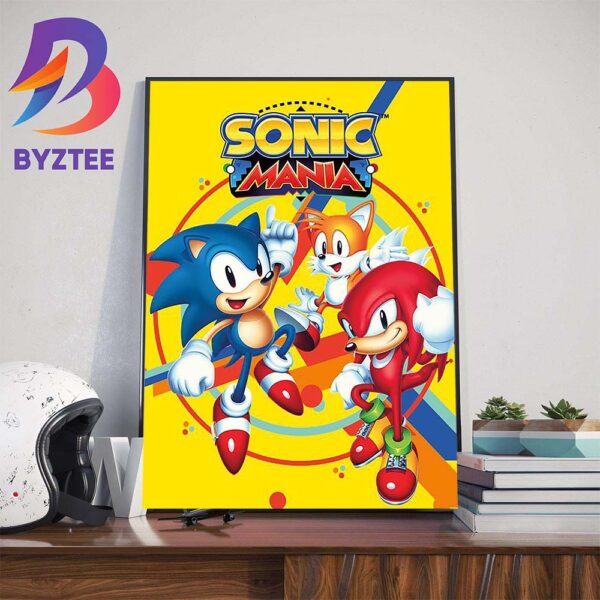 Sonic Mania Plus Is Releasing On Netflix In 2024 Wall Decor Poster Canvas