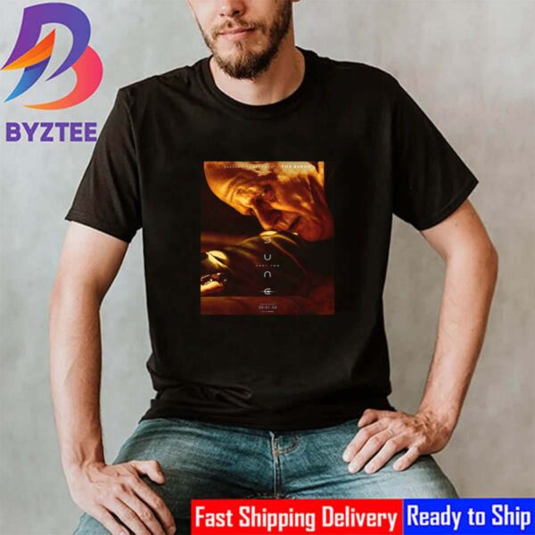 Stellan Skarsgard Is Baron Vladimir Harkonnen In Dune Part Two 2024 Official Poster Classic T-Shirt