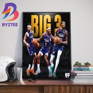Super Big 3 Of The Phoenix Suns Home Decor Poster Canvas