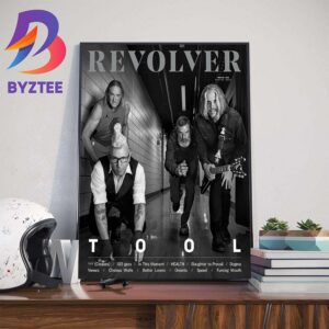 TOOL effing TOOL On The Cover Of Revolver Winter Issue Wall Decor Poster Canvas