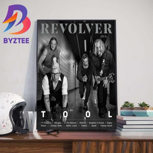 TOOL effing TOOL On The Cover Of Revolver Winter Issue Wall Decor Poster Canvas